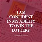 positive thinking to win the lottery